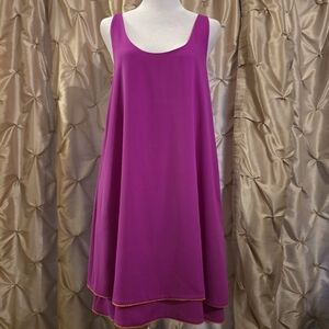 Rachael Ray Magenta Sleeveless Dress